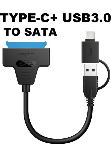 USB Eur Dc USB 3.0 Tip-C 3.1 Sata Adaptörü 6 Gbps 2.0 2.5 Harici HDD SSD Sabit Sürücü 7 + 15/22 Pin Iıı Pc Telefon Kılıfı Dizüstü Bilgisayar + Dc Güç Için Kablo (Yurt Dışından) modelleri