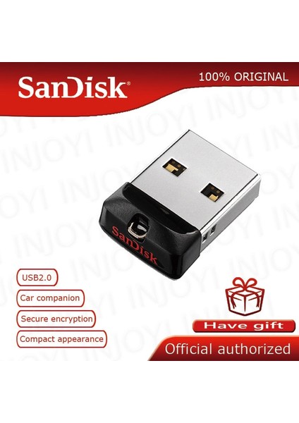 CZ33-A 64GB Orijinal Sandisk Süper Mini USB Flash Sürücü 64GB USB 2.0 Cruzer Fit CZ33 Kalem Sürücü 32GB Memory Stick 16GB 8gb 4gb Pendrive (Yurt Dışından) fiyatları