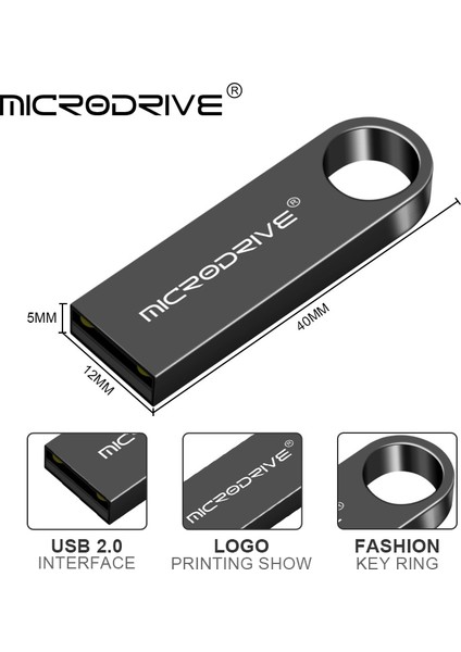 Siyah 512 GB Yeni Varış USB Flash Sürücü 64 GB 32 GB Yüksek Hızlı Kalem Sürücü 128 GB Pendrive Su Geçirmez Metal U Disk Memoria Cel USB Sopa Gif (Yurt Dışından)