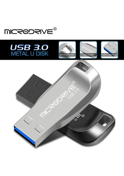 Siyah 64 GB USB 3.0 Metal Flash Sürücü 64 GB Parmak Izi Sürücüsü 16 GB 8 GB Pendrive 32 GB Flash Bellek Çubuğu 128 GB 256 GB 512 GB Kalem Sürücü 64 GB USB Disk (Yurt Dışından) indirimleri