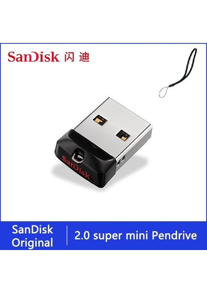 CZ33 B 32 GB Orijinal Sandisk Pendrive 64 GB 32 GB 16 GB Mini USB Flash Sürücü 32 64 16 GB Kalem Sürücü 2.0 USB Sopa Disk Telefon Için Anahtar Bellek (Yurt Dışından) fırsatları