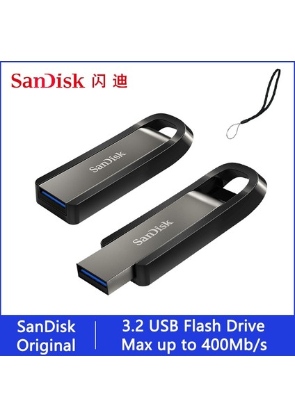 CZ810 cc 64GB Sandisk 3.2 USB Flash Sürücü 64GB 256GB 128GB Yüksek Hız Maksimum 400M'YE Kadar Pendrive Kalem Sürücü Anahtar Bellekte USB Çubuk Disk (Yurt Dışından) fırsatları