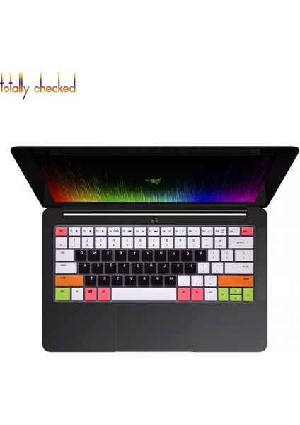 Candyblack Razer Blade Stealth 2018 Için Dokunmatik Ekran Ultrabook RZ09 13.3 ''13 Inç Silikon Laptop Klavye Kapağı Koruyucu (Yurt Dışından)
