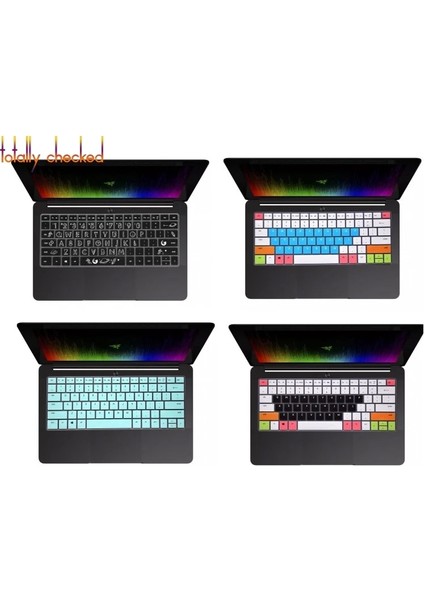 Candyblack Razer Blade Stealth 2018 Için Dokunmatik Ekran Ultrabook RZ09 13.3 ''13 Inç Silikon Laptop Klavye Kapağı Koruyucu (Yurt Dışından) fiyatları