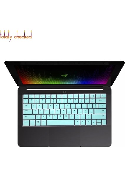 Candyblack Razer Blade Stealth 2018 Için Dokunmatik Ekran Ultrabook RZ09 13.3 ''13 Inç Silikon Laptop Klavye Kapağı Koruyucu (Yurt Dışından) modelleri