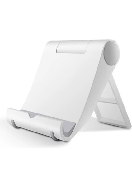 Beyaz Katlanabilir Döner Tablet Standı IPad Mini 1 2 3 4 Pro 11 Hava Samsung Zemin Masası Dock Telefon Tutucu Tab Soporte Montaj Aksesuarları (Yurt Dışından)