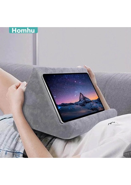 Mavi Yastık Tablet Telefon Standı iPad Dizüstü Cep Esnek Çok Fonksiyonlu Cep Telefonu Tutucu Destek Yatağı Tablet Montaj Dirseği Kitap (Yurt Dışından) fiyatları