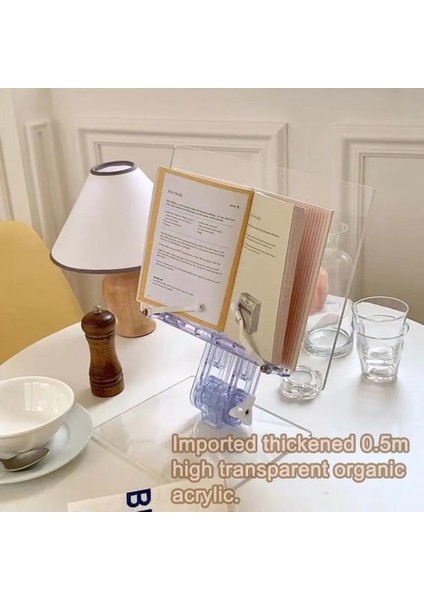 Stil 1 Mınkys Çok Fonksiyonlu Şeffaf Ayarlanabilir Akrilik Tutucu iPad Okuma Kitap Standı Tutucu Yaratıcı Okul Kırtasiye B1T0 (Yurt Dışından) fırsatları