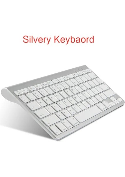 Kore Klavye Ajıuyu Bluetooth Klavye Rusça Ispanyolca Kore Ibranice Ultra Ince Taşınabilir Mini Kablosuz Klavye Dizüstü Tablet iPad Için (Yurt Dışından)