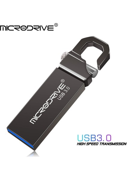 Siyah 128GB Sıcak Satış USB Flash Sürücü 32GB 16GB 8gb Metal Pendrive 64GB 128GB USB 3.0 U Disk Yüksek Hızlı Su Geçirmez Anahtar Kalem Sürücü Sopa (Yurt Dışından)