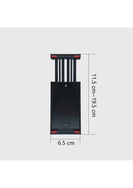 Siyah Evrensel Tembel Boyun Asılı Tutucu Tablet Cep Telefonu Tutucu Klip Tablet Pad Boyun Standı Desteği Yılan Benzeri Esnek Iphonex Için (Yurt Dışından)
