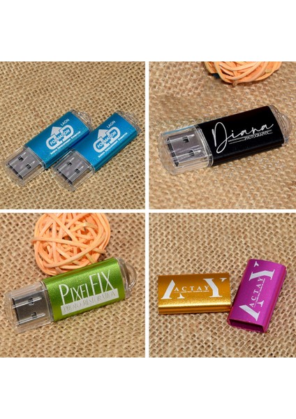 Stil 7 1 GB 10 Adet/grup Özel Fotoğraf Metal Pendrive Anahtar USB Flash Sürücü 2.0 4 GB 8 GB 32 GB 64 GB Depolama Cihazı Fotoğraf Çubuğu Iyi Hediyeler Bellek (Yurt Dışından)