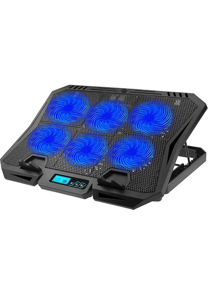 S900 Ayarlanabilir Yükseklikli Rgb Işıklı Laptop Soğutucu 2 Fanlı Notebook Bilgisayar Standı