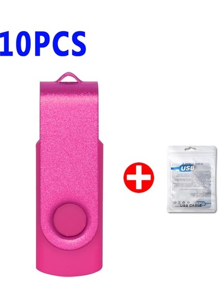 PINK-10PCS 256M 10 Adet/grup Dönebilen USB Flash Sürücü 2.0 Kalem Sürücüler 64GB 32GB 16GB 8gb 4gb Pendrive USB Memory Stick Fotoğraf Hediye Için Ücretsiz Logo (Yurt Dışından)