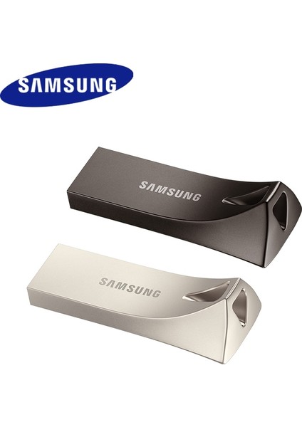 Gri Yıldırım 128 GB Samsung USB Flash Sürücü Disk Bar Plus 32 GB 64 GB 128 GB 256 GB Usb3.1 Kalem Sürücü 400 Mb/s'ye Kadar Pendrive Bellek USB Flash Disk (Yurt Dışından) modelleri