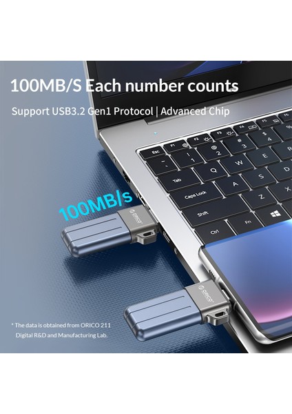USB A-Kırmızı 32GB Orıco USB 3.2 USB Flash Sürücüler 32GB 64GB 128GB 256GB Kalem Sürücü Memory Stick Metal U Disk Renkli Pendrive Type-C USB A Için (Yurt Dışından)