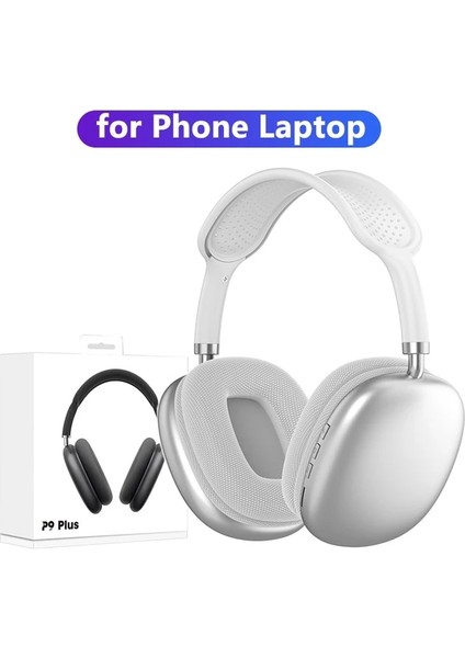 P9-Beyaz P9 Pro Kablosuz Bluetooth Kulaklıklar Mic ile Stereo Kulak Içi Spor Oyun Kulaklıkları Destek Tf Cep Telefonu Dizüstü Tv Ps4 (Yurt Dışından)