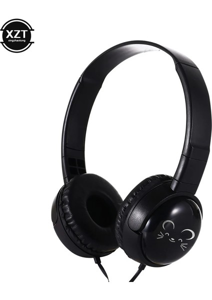 Sarı Sevimli Çocuk Kulaklıklar 3.5mm Jack 3D Stereo Müzik Kablolu Kulaklık Cep Telefonu iphone Dizüstü Hediye Için Mikrofon ile 90 ° Döndür (Yurt Dışından) fırsatları