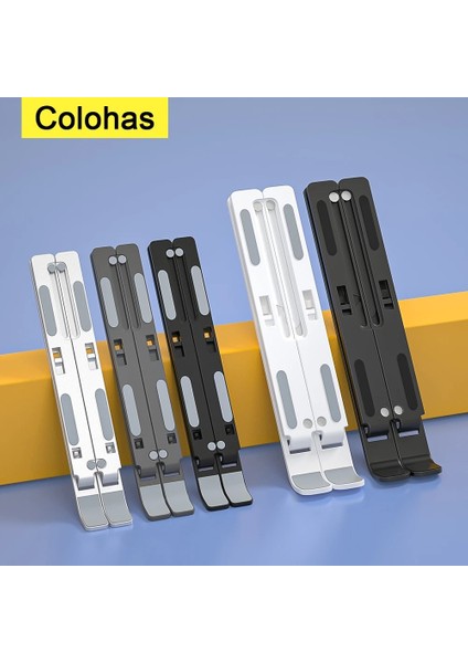 Alüminyum Gümüş Katlanabilir Laptop Standı Macbook Bilgisayar Için Masa Standı Masa Desteği Dizüstü Dizüstü Kitap Bilgisayar Aksesuarları Için Laptop Standı (Yurt Dışından) fiyatları