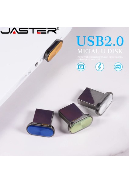 Beyaz Tip C 4 GB Jaster Yepyeni Mini Metal USB 2.0 Flash Sürücü Dizüstü Bilgisayarlar Için Tv 32 GB Kalem Sürücü 4g 8 GB 16 GB 64 GB Memory Stick Iş Hediyesi (Yurt Dışından) indirimleri