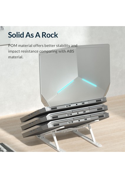 Pom Standı Orıco Taşınabilir Dizüstü Standı Yükseltici Katlanabilir Ayarlanabilir Dizüstü Tutucu Dikey Bilgisayar Standı Masası MacBook Tabletler Için 7 Açı (Yurt Dışından)