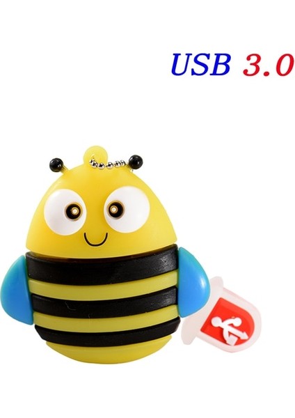 Bee 16GB Jaster Sevimli Karikatür Hayvan Penguen Baykuş Kalem DRIVE128GB U Disk 64GB Kurbağa Memory Stick 32GB Bee Pendrive 8gb USB 3.0 Flash Sürücü (Yurt Dışından)