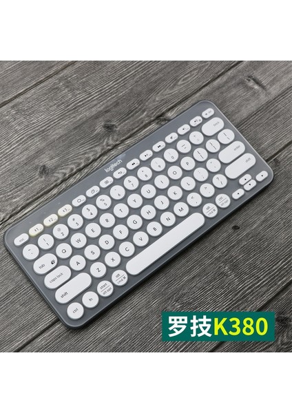 Stil 7 Klavye Membran Logitech Bluetooth Kablosuz Klavye K380 K480 Klavye Kapak Kapak Silikon Kılıf (Yurt Dışından)