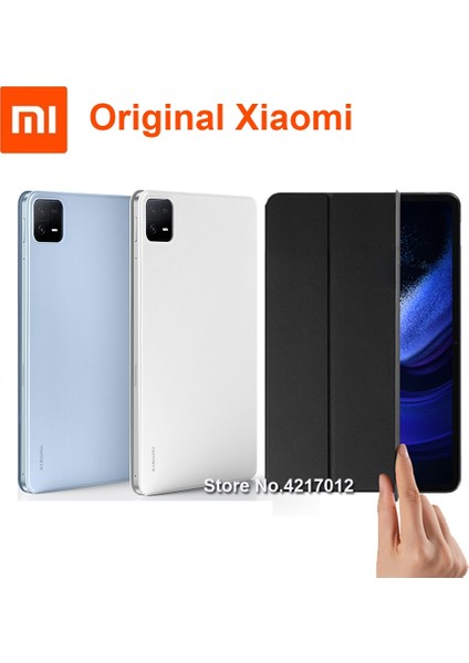 Gök Mavisi Resmi Xiaomi Mi Pad 6/6pro Tablet Kılıfı 11" 2023 Pu Deri Orijinal Xiaomi Pad 6/6 Pro Kapak Çevirin Akıllı Kılıf (Yurt Dışından) modelleri