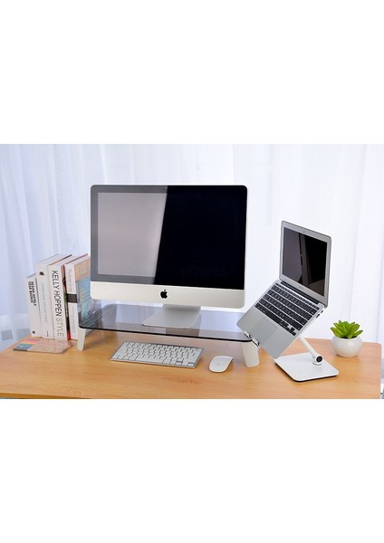 Au Plug-Usb3.0-Beyaz Masaüstü Dizüstü Dizüstü Monitör Standı Space Bar Kaymaz Masa Yükselticisi, 4 Portlu USB Hub Veri Iletimi ve Hızlı Şarj Cihazı 600L (Yurt Dışından) modelleri