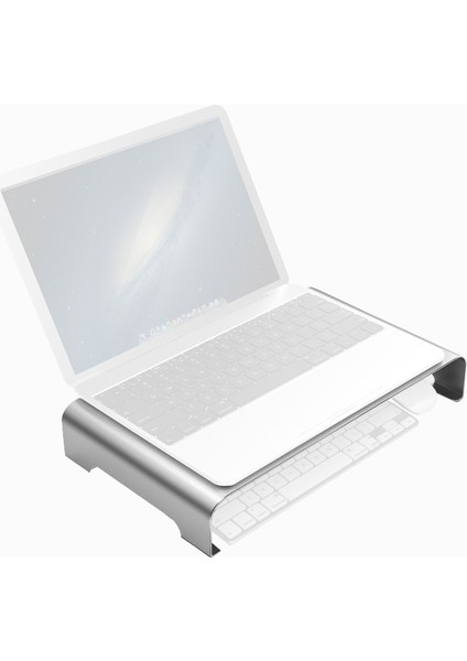 50X22X6 cm Gümüş Alüminyum Braket Bilgisayar Monitörü Standı Tutucu Ekran Ekran Depolama Rafı Masaüstü Dizüstü Bilgisayar Için Dizüstü Aydınlatma Dağı (Yurt Dışından) fiyatları