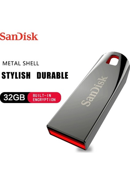 Tip-C Veri Kablosu 16 GB Sandisk Orijinal 100% Flash Sürücü Memory Stick USB 2.0 Kalem Sürücü Mini 64 GB 32 GB 16 GB Pc Tablet Desteği Resmi CZ71 (Yurt Dışından)