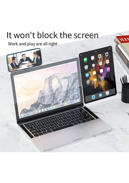 Koyu Gary Plastik 2 In 1 Dizüstü Bilgisayar Genişletme Standı Alüminyum Alaşım iPhone Xiaomi Macbook Masaüstü Tutucu Bilgisayar Tablet Pc Aksesuarları Için Destek (Yurt Dışından) fırsatları