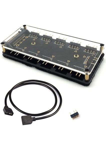 1X10 5V Rgb-Sata 12V 4P-30CM 12V 4pin Rgb Aura 5V 3 Pin Argb Rgbw Kablo Ayırıcı Hub Kılıfı W/ Bant Uzatma Kablosu Adaptörü LED Şerit Işık Pc Rgb Fan Soğutucu (Yurt Dışından) modelleri