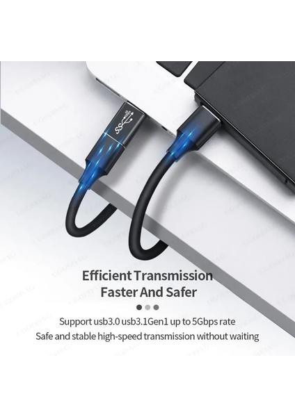 Erkek Kadın 1 Adet USB 3.0 Konektörü Usb'den Usb'ye Adaptör 5 Gbps Gen1 Erkek - Erkek Dişi USB Dönüştürücü SSD HDD Kablosu Genişletici USB 3.0 Uzatma Fişi (Yurt Dışından)