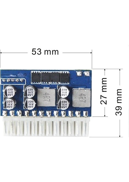 6pin Dişi Giriş-1 Yüksek Kaliteli DC-ATX-160W 12V 6pin Erkek Giriş Dc-Atx Tepe Psu Pico Atx Anahtarı Madencilik Psu 24PIN Mını Itx Dc Atx Pc Güç Kaynağı (Yurt Dışından)