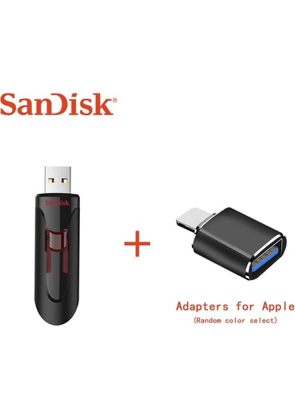 Adaptörler Apple 64 GB Sandisk Flash Sürücü Bellek Telefon CZ600 USB 3.0 16 GB 32 GB 64 GB 128 GB 256 GB U Disk Yüksek Hızlı Pendrive Ayarlanabilir Süper (Yurt Dışından)