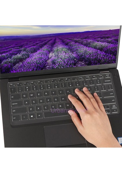 Siyah Klavye Kapağı Dell Latitude 5280 5289 5290 7200 7210 5285 5290 2 In 1 7212 7214 7000 Sağlam Silikon Koruyucu Kılıf 12 (Yurt Dışından)