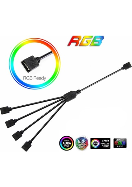 5V 1 Ila 5 30CM Oullx Sync Anakart Kablosu 4pın 12V Rgb 3pın 5V Argb 1 Ila 2/1 Ila 3/1 Ila 4/1 Ila 5 Uzatma Hattı (Yurt Dışından)