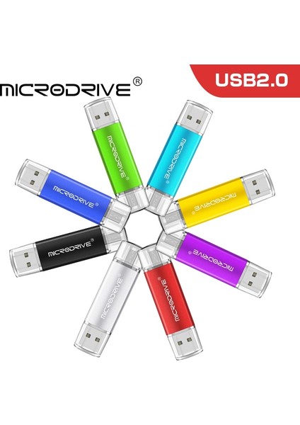 Yeşil 128 GB Pendrive 2 In 1 Otg 128 GB 64 GB 32 GB USB Flash Sürücü Gerçek Kapasite Memory Stick Kalem Sürücü U Disk Android Telefon Için Tip C Adaptör (Yurt Dışından)
