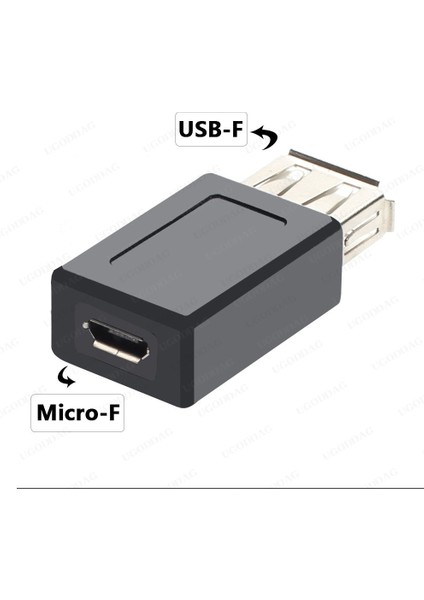 Usb-F-Mini-F 1 Adet USB 2.0 Tip A Erkek Dişi - Mikro USB Mini USB 5pin Dişi Adaptör Tak Dönüştürücü USB 2.0 - Mini USB Mikro USB Konektörü (Yurt Dışından)