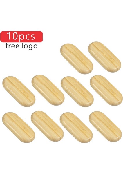 Bambu Kutu Yok 32GB Jaster 10 Adet/grup (Özelleştirilebilir Logo) USB Flash Sürücü 2.0 Ahşap Pendrive 4gb 8gb 16GB 32GB 64GB 128GB Memory Stick Düğün Hediyesi (Yurt Dışından)