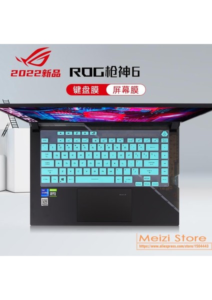 Candyblack Laptop Klavye Koruyucu Kapak Cilt Için Asus Rog Strix Scar 15 2022 G533ZX G533Z 15.6''/rog Strix Scar 15 G533ZW G533ZM 2022 (Yurt Dışından)