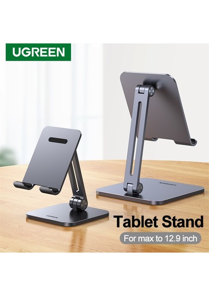 Metal Tablet Standı Ugreen iPad 2021 2020 Için Evrensel Tablet Standı Tutucu Samsung Dizüstü Dizüstü Bilgisayar Için Alüminyum Katlanabilir Cep Telefonu Masaüstü Standı (Yurt Dışından)