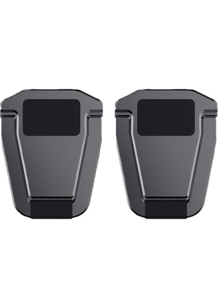 Gri 2 Adet Dizüstü Bilgisayar Standı Taşınabilir Görünmez Hafif Seyahat Soğutma Pedi Mini Kickstand Çok Fonksiyonlu Klavye Montaj Tutucu Tablet (Yurt Dışından)