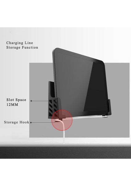 Beyaz 2 Adet Evrensel Tablet Duvara Montaj Tablet Standları Iphone/ipad Duvara Montaj Ayarlanabilir Telefon Tutucu Standı Destek Masası Braketi (Yurt Dışından) modelleri