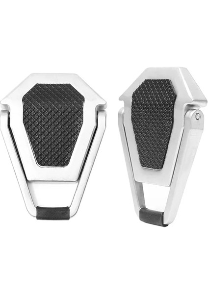1 Çift Metal Taşınabilir Görünmez Dizüstü Bilgisayar Standı 2 Adet Mini Alüminyum Soğutma Pedi Pc Dizüstü Bilgisayar Masası Destek Braketi MacBook Pro/hava Kickstand (Yurt Dışından)