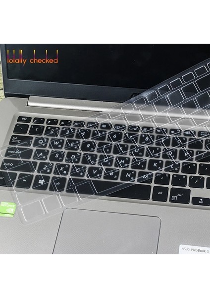 Temizle 15.6 15.4 Inç Tpu Klavye Koruyucu Cilt Kapak Asus Vivobook S15 S510U S510 S510UA Pro 15 S5100UQ U5100U (Yurt Dışından) fırsatları