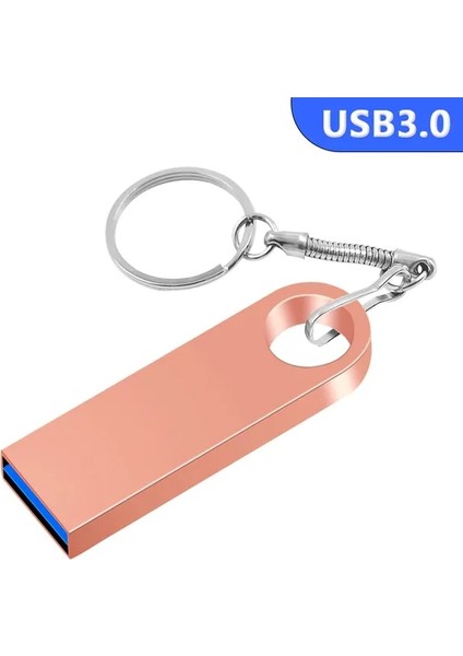 Pembe 3.0 128GB Sıcak Satış Metal 3.0 USB Flash Sürücü 128GB Kalem Sürücü 8gb 16GB 32GB 64GB USB Stick 3.0 Flash Sürücü Yüksek Hızlı Pendrive Özel Logo (Yurt Dışından)