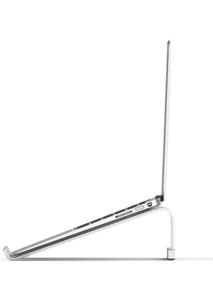 Gri Ayarlanabilir Alüminyum Alaşımlı Katlanır Dizüstü Dizüstü Bilgisayar Standı 11-17 Inç Macbook Pro Lapdesk Için Kaymaz Soğutma Braketi Dizüstü Standı (Yurt Dışından) indirimleri