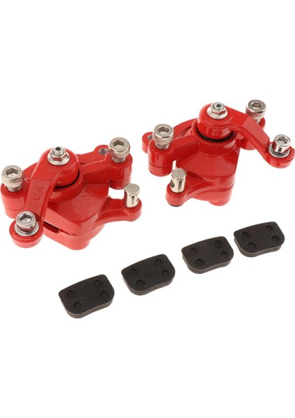 Bisiklet, Go Kart Için 2 Parça Metal Sol + Sağ Disk Fren Kaliper (Yurt Dışından)